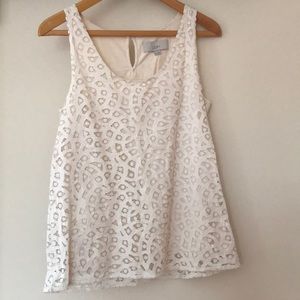 LOFT Lace Sleeveless Top